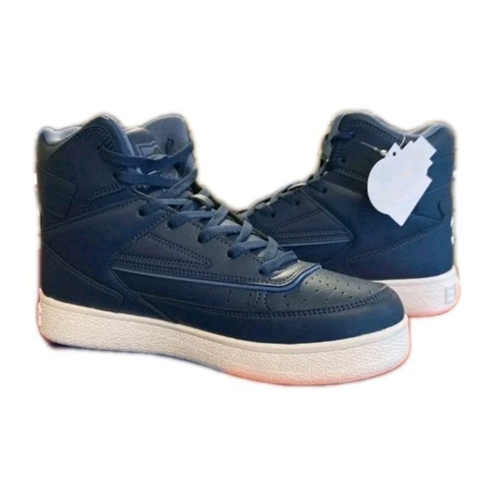 New In Box Men's Sz 7 Patrick Ewing Orion 33 Non Strap Shoe, Navy Blue/White NIB - Picture 5 of 6